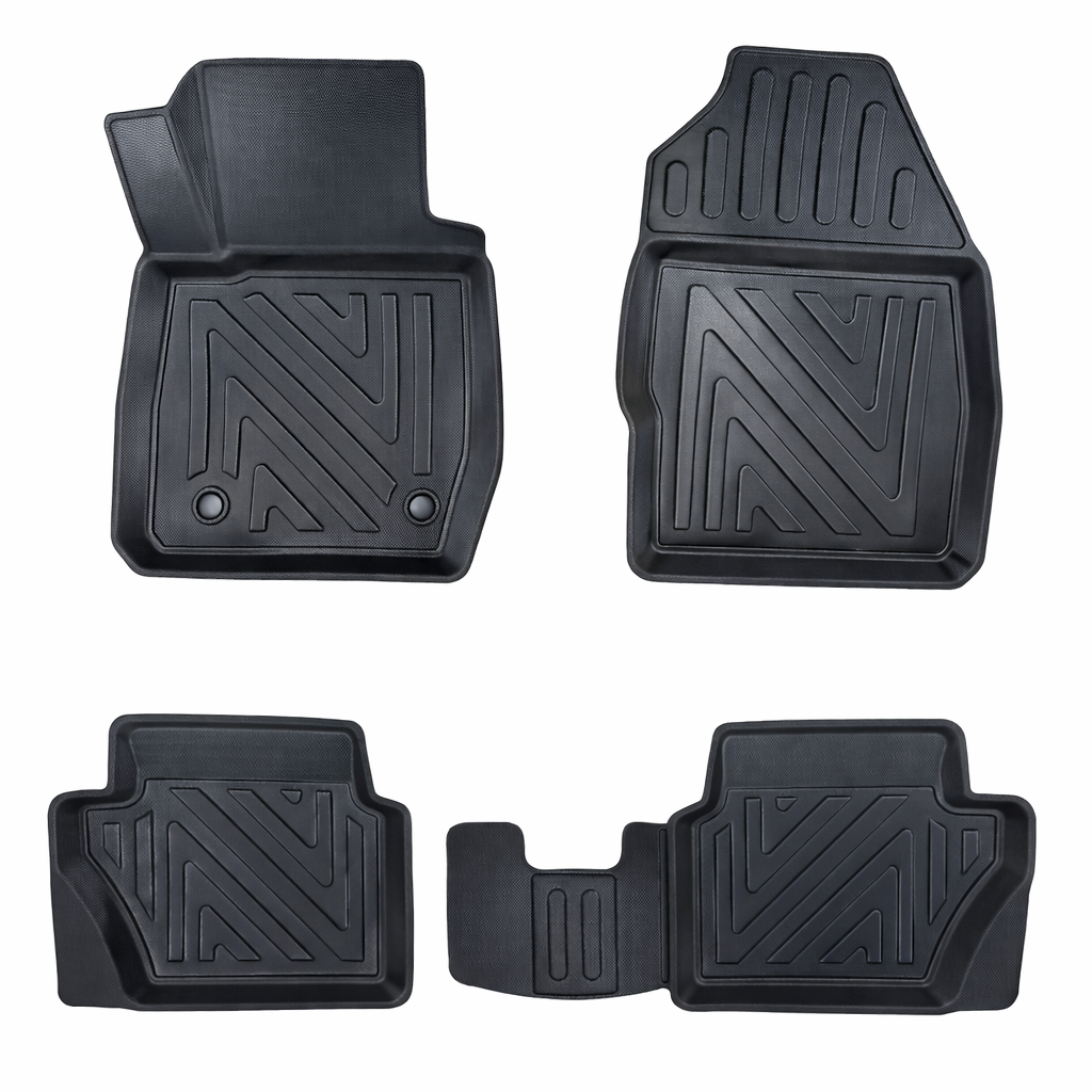 3D Fußmatten für VW Caddy | 2010-2015 | Carbonfaser-Optik 1